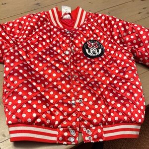 Disney Red and White Polka Dot Jacket